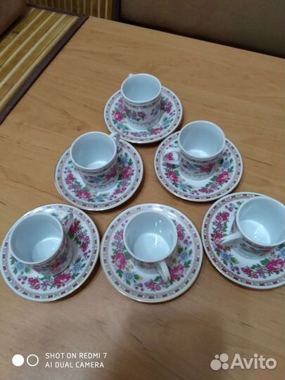 Кофейные пары.Фарфор.Старый Китай