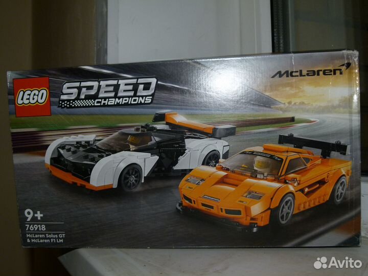 Конструктор lego speed champions mclaren solus gt