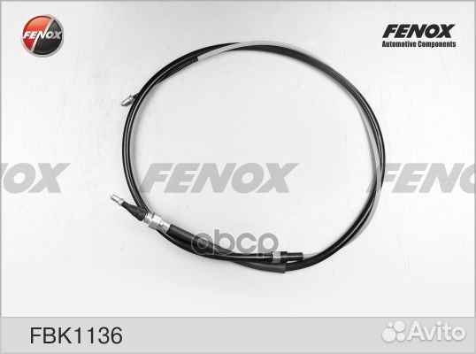 Трос стояночного тормоза FBK1136 fenox