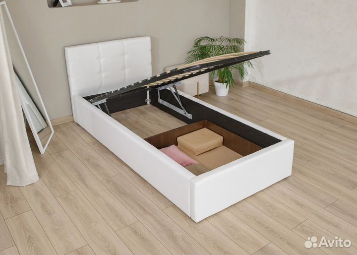 Kровать односпальная, с матрасом, цена за полный комплект