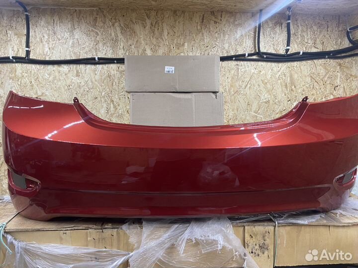 Задний бампер hyundai solaris