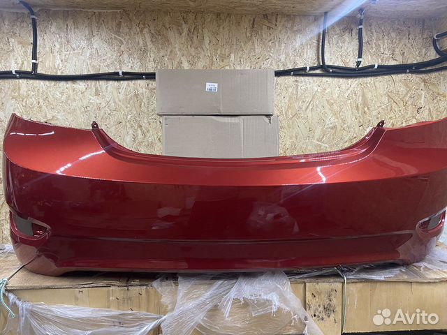 Задний бампер hyundai solaris