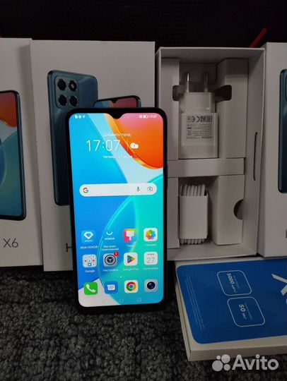 Новые Honor X6 4/64GB Titanium Silver NFC