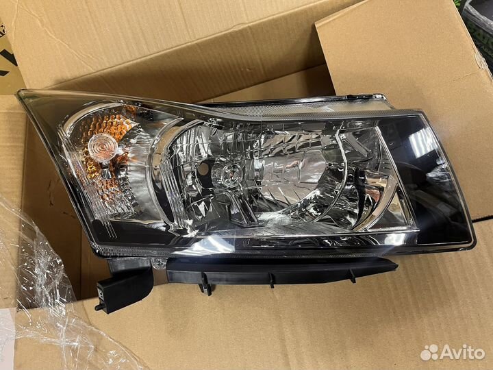 Фары Chevrolet Cruze чёрная маска