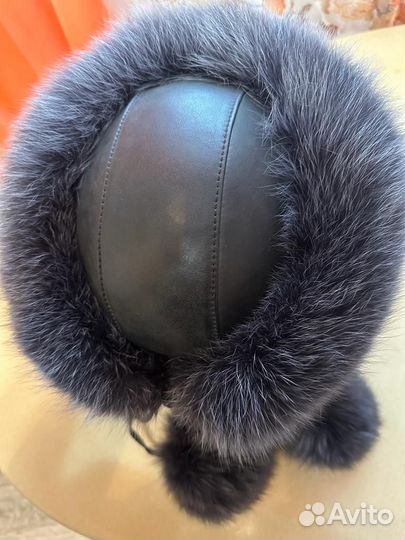 Шапка женская из песца б/у