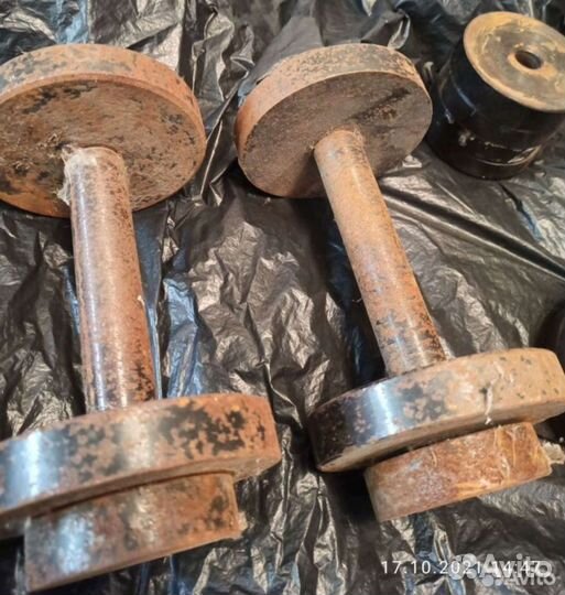 Гантели разборные СССР б/у 20 кг