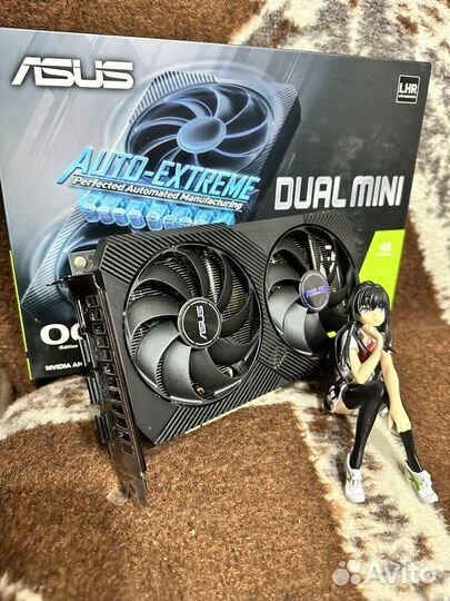 Asus RTX 3060ti dual mini OC LHR