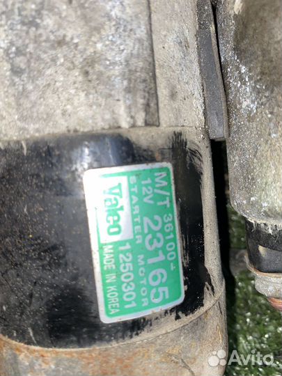 Стартер G4GC Hyundai Tuckon 3610023165