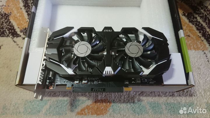 Видеокарта gtx 1050 ti msi