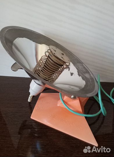 Обогреватель, лампа рефлектор СССР, электрокамин