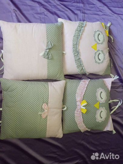 Бортики в детскую кроватку