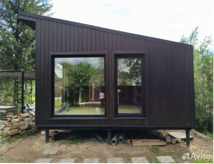 Каркасный теплый дом с доставкой 90 м кв, арт. ао-4790