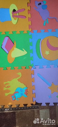 Детский коврик пазл