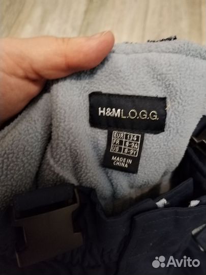 Зимние штаны h&m 134.для мальчика