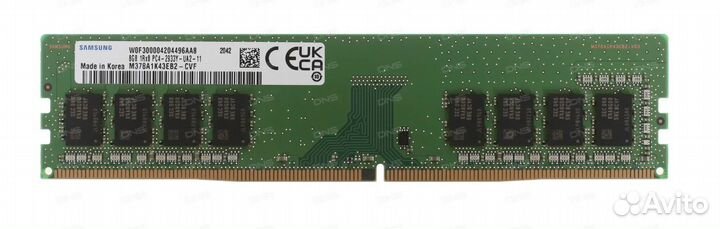 Оперативная память Samsung (M378A1K43EB2-CVF) 8 гб
