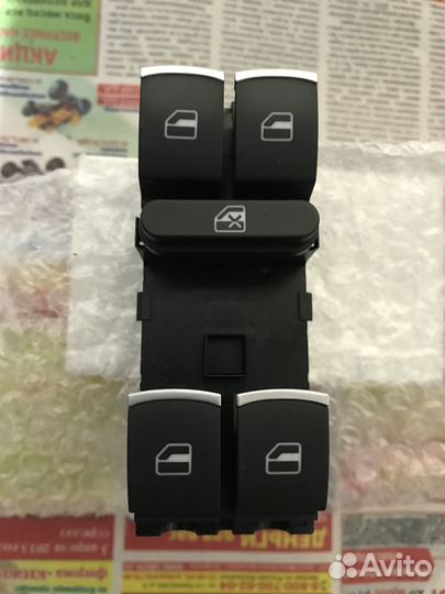 Блок управления стеклоподьемниками VW Tiguan Golf