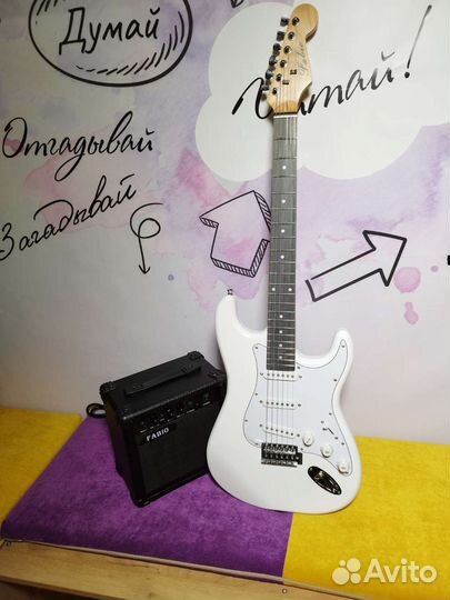 Электро гитара с комбоусилителем