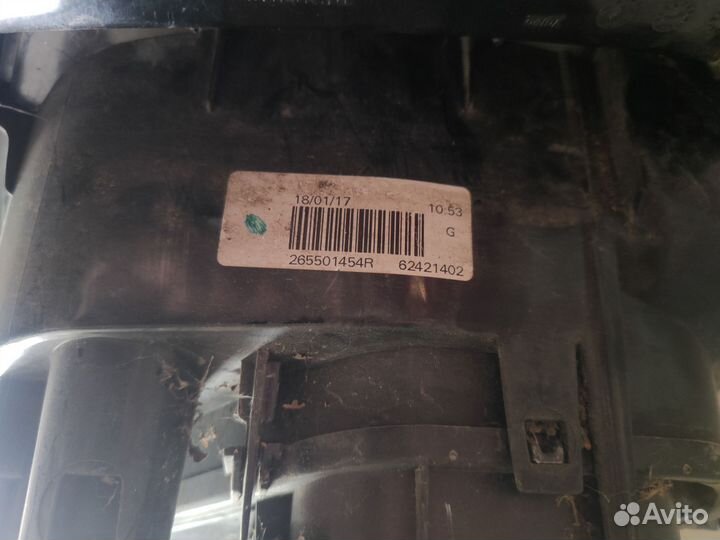 Фонарь задний правый Renault Logan 265501454R