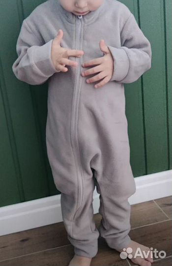 Флисовый комбинезон 92