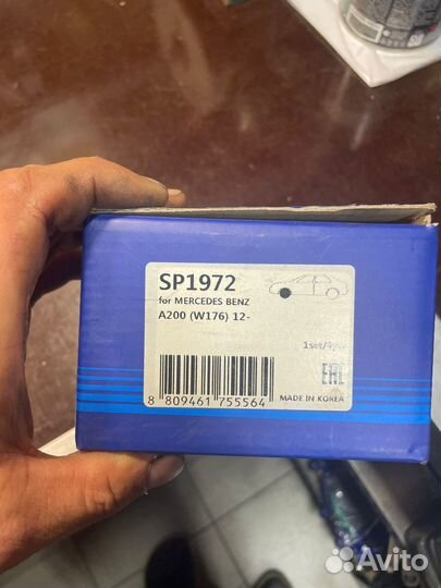 Тормозные колодки mercedes