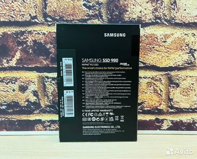 SSD M.2 накопитель Samsung 980 250 гб