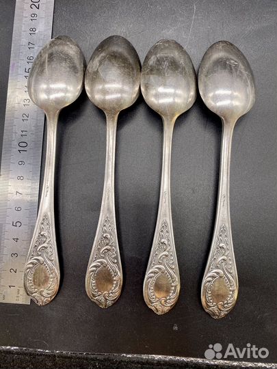 Столовые (десертные) ложки мельхиор СССР