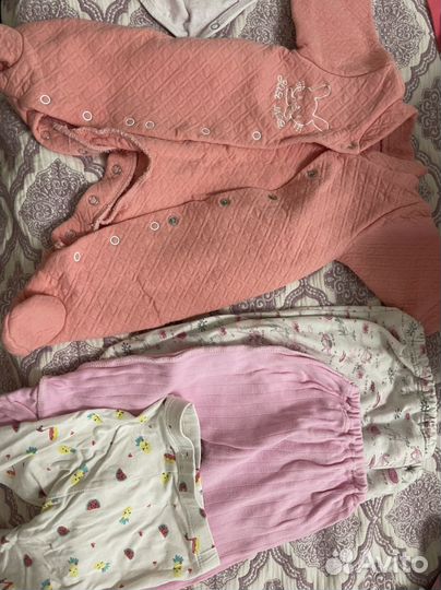 Пакет вещей для девочек 62-68