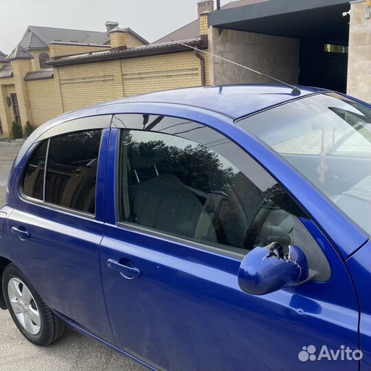 2Д Дефлекторы Ниссан Микра Марч К12 ветровики