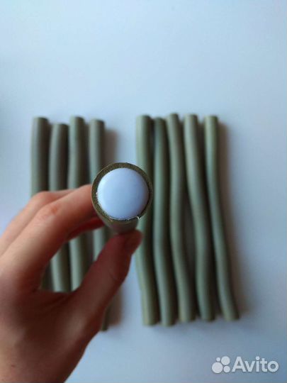 Бигуди гибкие 10 штук длина 25 см