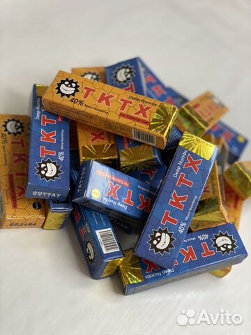 Крем для тату татуировок анестетик tktx