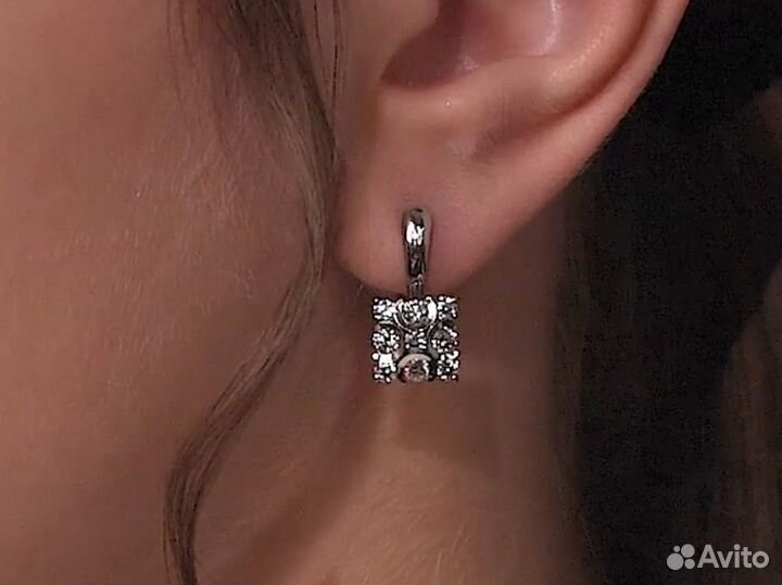 Серьги с бриллиантами