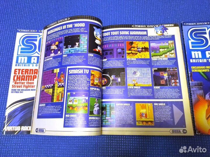 Журнал Sega magazine 94, 95 годы. Официальный