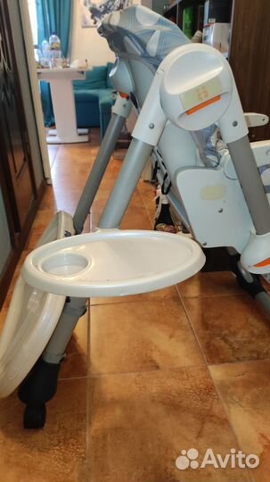 Стульчик для кормления chicco polly