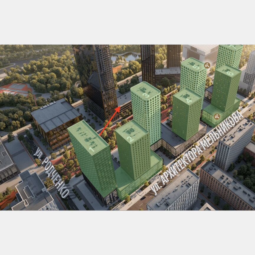 2-к. квартира, 41,3 м², 12/26 эт.