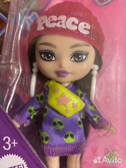 Barbie Кукла Экстра Мини Минис в шапке и кепке