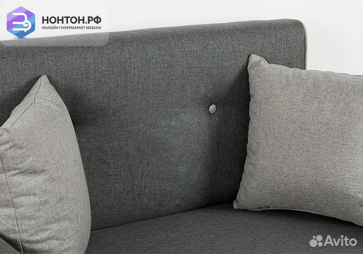 Кресло выкатное Найс серое / светло-серое