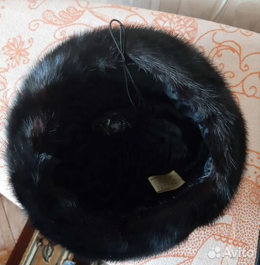 Берет женский норковый