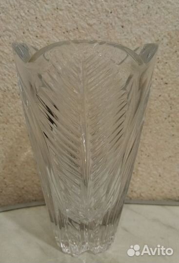 Хрустальная ваза чехия