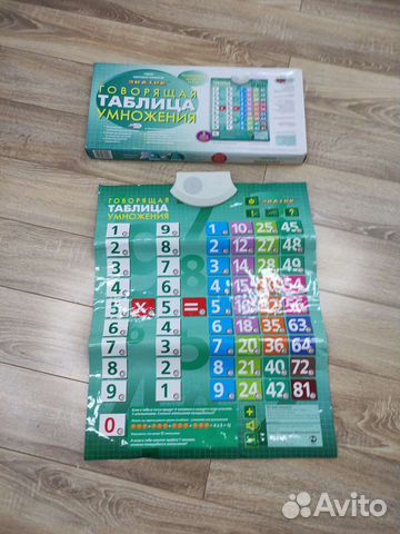 Говорящая таблица умножения
