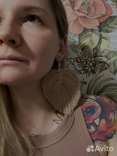 Серьги в стиле бохо