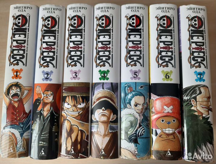 One piece манга 1-7 том