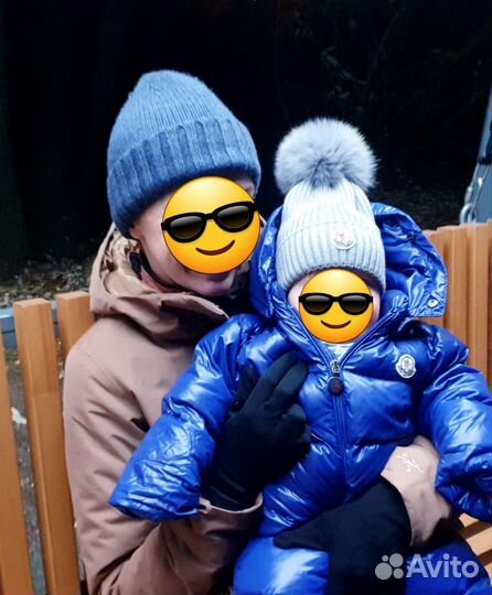 Шапка детская moncler M (52-54) оригинал