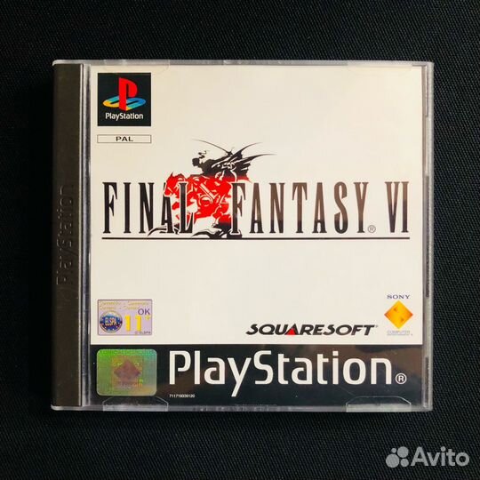 Игра PS1 лицензия Final Fantasy VI