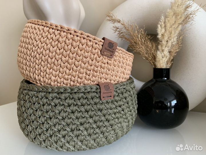 Корзина интерьерная / ручная работа