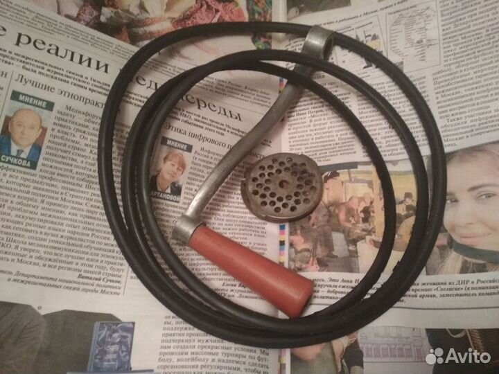 Мясорубка чугунная + ручка и запчасти отдельно