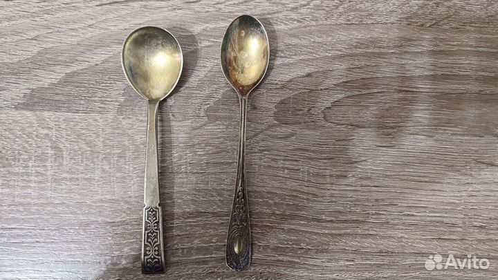 Серебряная чайная ложка СССР