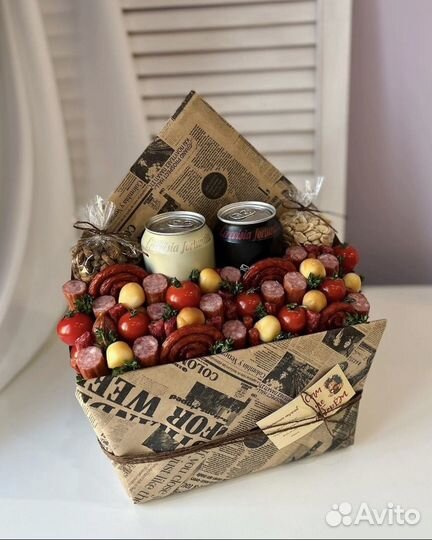 Съедобные букеты для мужчин