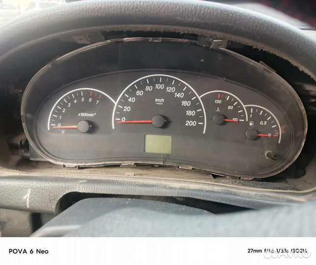 Приборная панель priora