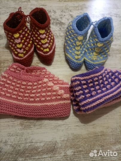 Вязанные следочки