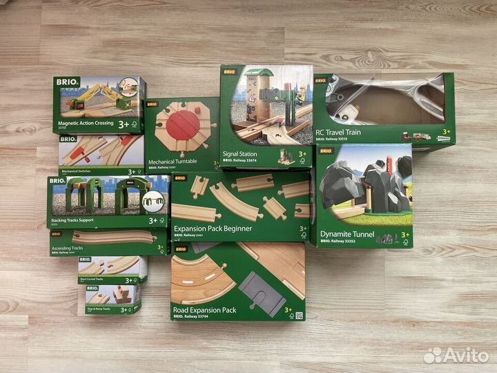 Набор Brio деревянная железная дорога